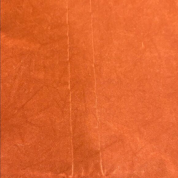 Elegant Rust Velour Tablecloth - Picture 4 of 5
